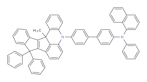 N-(4'-(13c-methyl-9,9-diphenyl-9,13c-dihydro-5H-benzo[4,5]pentaleno[1,2,3-kl]acridin-5-yl)-[1,1'-biphenyl]-4-yl)-N-phenylnaphthalen-1-amine