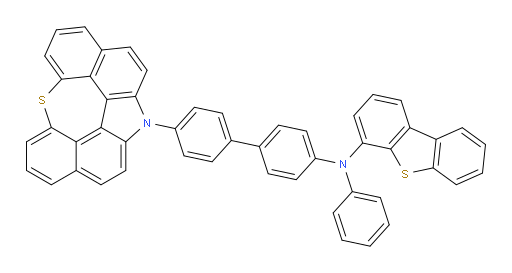 N-(4'-(12H-6-thia-12-azaindeno[2,1,7,6-ghij]pleiaden-12-yl)-[1,1'-biphenyl]-4-yl)-N-phenyldibenzo[b,d]thiophen-4-amine
