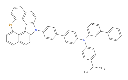 N-(4'-(12H-6-selena-12-azaindeno[2,1,7,6-ghij]pleiaden-12-yl)-[1,1'-biphenyl]-4-yl)-N-(4-isopropylphenyl)-[1,1'-biphenyl]-3-amine