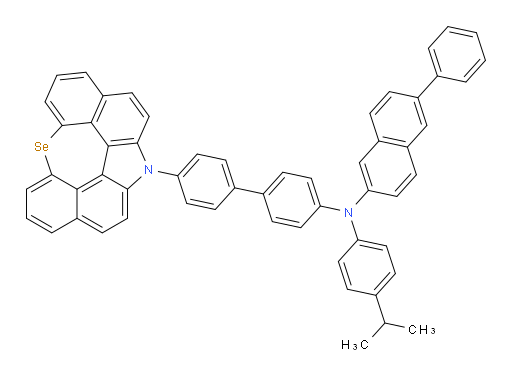 N-(4'-(12H-6-selena-12-azaindeno[2,1,7,6-ghij]pleiaden-12-yl)-[1,1'-biphenyl]-4-yl)-N-(4-isopropylphenyl)-6-phenylnaphthalen-2-amine