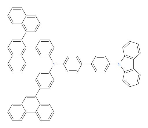 N-(3-([1,2'-binaphthalen]-1'-yl)phenyl)-4'-(9H-carbazol-9-yl)-N-(4-(phenanthren-9-yl)phenyl)-[1,1'-biphenyl]-4-amine
