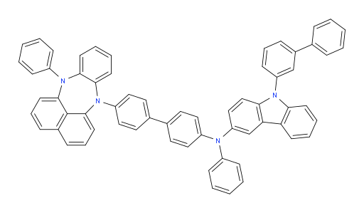 9-([1,1'-biphenyl]-3-yl)-N-phenyl-N-(4'-(12-phenylbenzo[b]naphtho[1,8-ef][1,4]diazepin-7(12H)-yl)-[1,1'-biphenyl]-4-yl)-9H-carbazol-3-amine