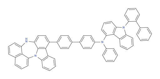 N-(4'-(4H-naphtho[1',8':5,6,7][1,4]diazepino[3,2,1-jk]carbazol-7-yl)-[1,1'-biphenyl]-4-yl)-9-([1,1'-biphenyl]-2-yl)-N-phenyl-9H-carbazol-4-amine