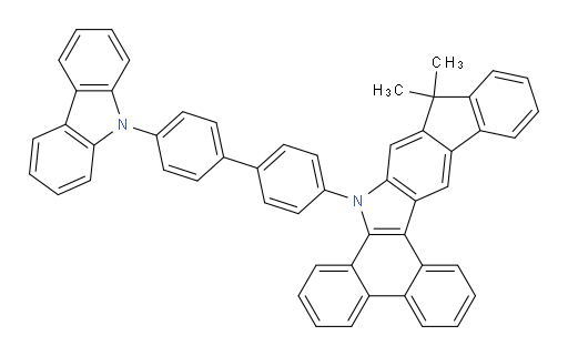 9-(4'-(9H-carbazol-9-yl)-[1,1'-biphenyl]-4-yl)-11,11-dimethyl-9,11-dihydrodibenzo[a,c]indeno[1,2-h]carbazole