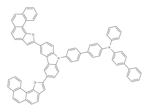 N-([1,1'-biphenyl]-4-yl)-4'-(3,6-bis(phenanthro[4,3-b]furan-2-yl)-9H-carbazol-9-yl)-N-phenyl-[1,1'-biphenyl]-4-amine