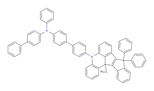 N-([1,1'-biphenyl]-4-yl)-4'-(13c-methyl-9,9-diphenyl-9,13c-dihydro-5H-benzo[4,5]pentaleno[1,2,3-kl]acridin-5-yl)-N-phenyl-[1,1'-biphenyl]-4-amine