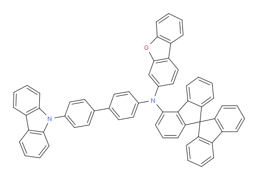 N-(9,9'-spirobi[fluoren]-4-yl)-N-(4'-(9H-carbazol-9-yl)-[1,1'-biphenyl]-4-yl)dibenzo[b,d]furan-3-amine