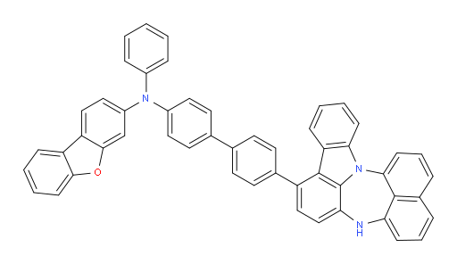 N-(4'-(4H-naphtho[1',8':5,6,7][1,4]diazepino[3,2,1-jk]carbazol-7-yl)-[1,1'-biphenyl]-4-yl)-N-phenyldibenzo[b,d]furan-3-amine