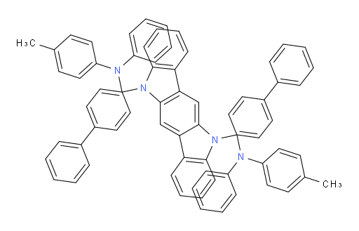 4',4'''-(indolo[3,2-b]carbazole-5,11-diyl)bis(N-phenyl-N-(p-tolyl)-[1,1'-biphenyl]-4-amine)