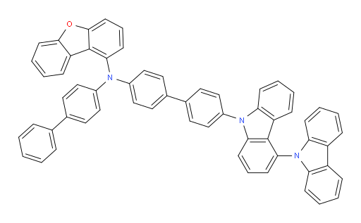 N-(4'-(9H-[4,9'-bicarbazol]-9-yl)-[1,1'-biphenyl]-4-yl)-N-([1,1'-biphenyl]-4-yl)dibenzo[b,d]furan-1-amine