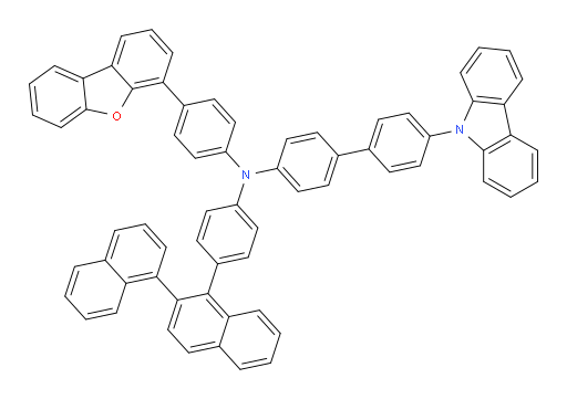 N-(4-([1,2'-binaphthalen]-1'-yl)phenyl)-4'-(9H-carbazol-9-yl)-N-(4-(dibenzo[b,d]furan-4-yl)phenyl)-[1,1'-biphenyl]-4-amine