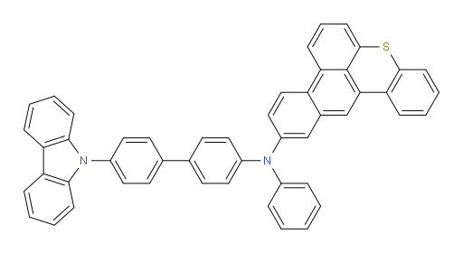 N-(4'-(9H-carbazol-9-yl)-[1,1'-biphenyl]-4-yl)-N-phenylnaphtho[1,2,3-kl]thioxanthen-2-amine