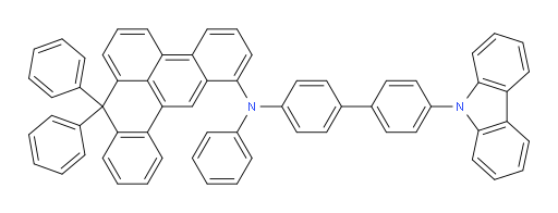 N-(4'-(9H-carbazol-9-yl)-[1,1'-biphenyl]-4-yl)-N,8,8-triphenyl-8H-benzo[gh]tetraphen-1-amine