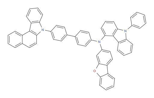 N-(4'-(7H-benzo[c]carbazol-7-yl)-[1,1'-biphenyl]-4-yl)-N-(dibenzo[b,d]furan-3-yl)-9-phenyl-9H-carbazol-4-amine