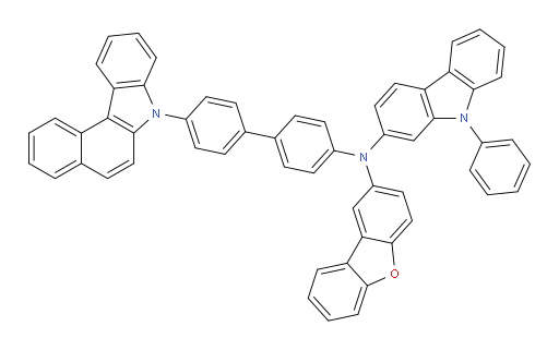 N-(4'-(7H-benzo[c]carbazol-7-yl)-[1,1'-biphenyl]-4-yl)-N-(dibenzo[b,d]furan-2-yl)-9-phenyl-9H-carbazol-2-amine