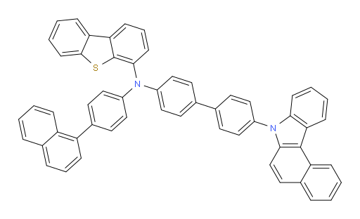 N-(4'-(7H-benzo[c]carbazol-7-yl)-[1,1'-biphenyl]-4-yl)-N-(4-(naphthalen-1-yl)phenyl)dibenzo[b,d]thiophen-4-amine