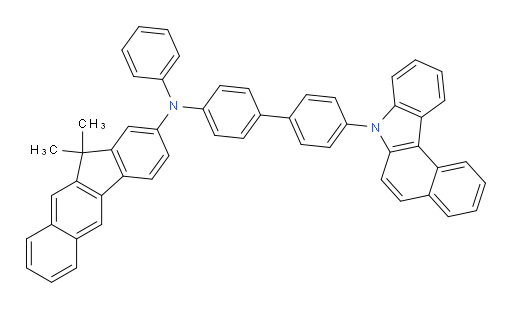 N-(4'-(7H-benzo[c]carbazol-7-yl)-[1,1'-biphenyl]-4-yl)-11,11-dimethyl-N-phenyl-11H-benzo[b]fluoren-2-amine