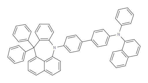 N-(4'-(12,12-diphenylbenzo[f]naphtho[1,8-bc]azepin-7(12H)-yl)-[1,1'-biphenyl]-4-yl)-N-phenylnaphthalen-1-amine