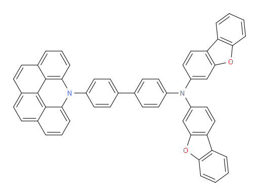 N-(4'-(6H-naphtho[2,1,8,7-klmn]acridin-6-yl)-[1,1'-biphenyl]-4-yl)-N-(dibenzo[b,d]furan-3-yl)dibenzo[b,d]furan-3-amine