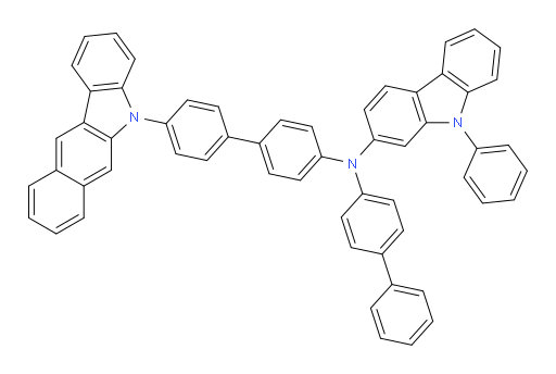 N-(4'-(5H-benzo[b]carbazol-5-yl)-[1,1'-biphenyl]-4-yl)-N-([1,1'-biphenyl]-4-yl)-9-phenyl-9H-carbazol-2-amine