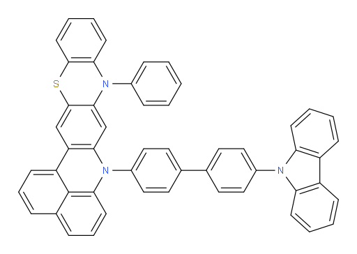 7-(4'-(9H-carbazol-9-yl)-[1,1'-biphenyl]-4-yl)-9-phenyl-7,9-dihydrobenzo[4,5]quinolino[2,3-b]phenothiazine
