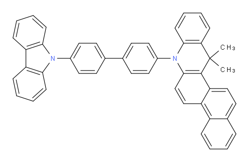 7-(4'-(9H-carbazol-9-yl)-[1,1'-biphenyl]-4-yl)-12,12-dimethyl-7,12-dihydronaphtho[2,1-a]acridine