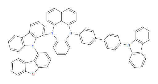 7-(4'-(9H-carbazol-9-yl)-[1,1'-biphenyl]-4-yl)-12-(9-(dibenzo[b,d]furan-1-yl)-9H-carbazol-1-yl)-7,12-dihydrobenzo[b]naphtho[1,8-ef][1,4]diazepine