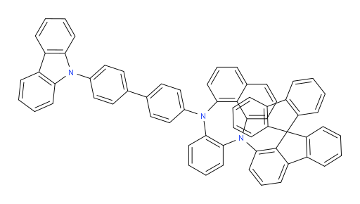 7-(9,9'-spirobi[fluoren]-1-yl)-12-(4'-(9H-carbazol-9-yl)-[1,1'-biphenyl]-4-yl)-7,12-dihydrobenzo[b]naphtho[1,8-ef][1,4]diazepine