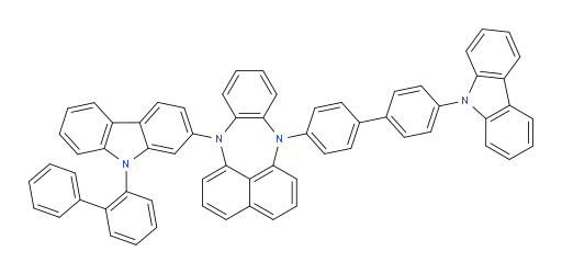 7-(4'-(9H-carbazol-9-yl)-[1,1'-biphenyl]-4-yl)-12-(9-([1,1'-biphenyl]-2-yl)-9H-carbazol-2-yl)-7,12-dihydrobenzo[b]naphtho[1,8-ef][1,4]diazepine
