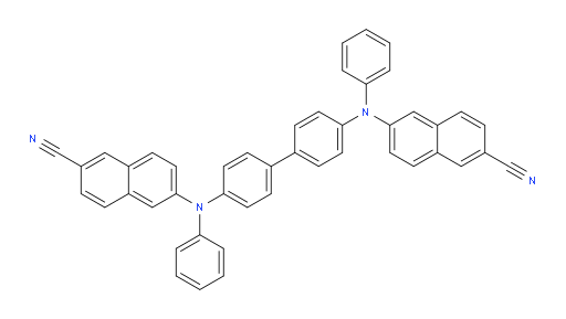 6,6'-([1,1'-biphenyl]-4,4'-diylbis(phenylazanediyl))bis(2-naphthonitrile)