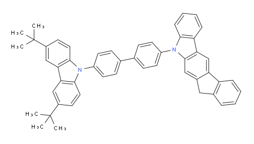 5-(4'-(3,6-di-tert-butyl-9H-carbazol-9-yl)-[1,1'-biphenyl]-4-yl)-5,7-dihydroindeno[2,1-b]carbazole