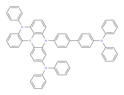 9-(4'-(diphenylamino)-[1,1'-biphenyl]-4-yl)-N,N,5-triphenyl-5,9-dihydro-5,9-diaza-13b-boranaphtho[3,2,1-de]anthracen-11-amine