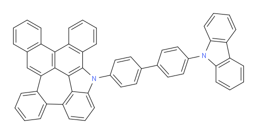 5-(4'-(9H-carbazol-9-yl)-[1,1'-biphenyl]-4-yl)-5H-5-azabenzo[c]dibenzo[3,4:5,6]azuleno[7,8,1-mna]phenanthrene
