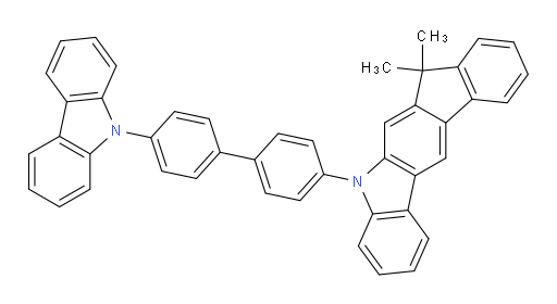 5-(4'-(9H-carbazol-9-yl)-[1,1'-biphenyl]-4-yl)-7,7-dimethyl-5,7-dihydroindeno[2,1-b]carbazole