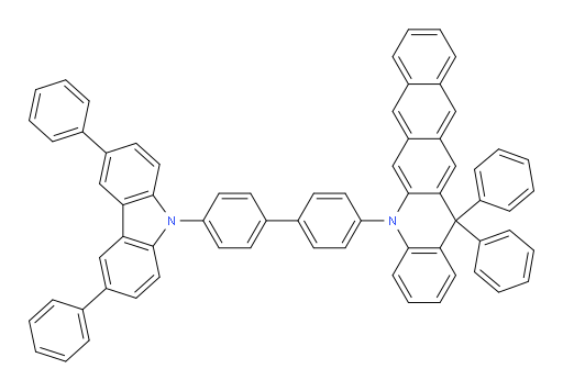 5-(4'-(3,6-diphenyl-9H-carbazol-9-yl)-[1,1'-biphenyl]-4-yl)-14,14-diphenyl-5,14-dihydronaphtho[2,3-b]acridine