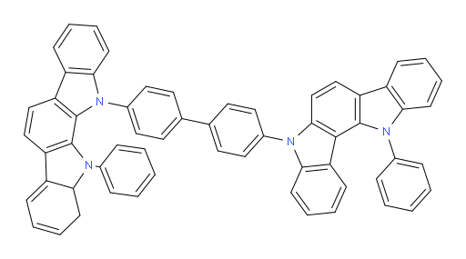 12-phenyl-5-(4'-(12-phenyl-12,12a-dihydroindolo[2,3-a]carbazol-11(1H)-yl)-[1,1'-biphenyl]-4-yl)-5,12-dihydroindolo[3,2-a]carbazole