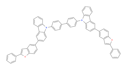 4,4'-bis(3-(2-phenylbenzofuran-5-yl)-9H-carbazol-9-yl)-1,1'-biphenyl