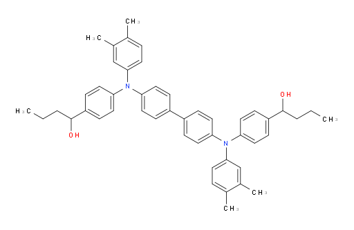 1,1'-(([1,1'-biphenyl]-4,4'-diylbis((3,4-dimethylphenyl)azanediyl))bis(4,1-phenylene))bis(butan-1-ol)