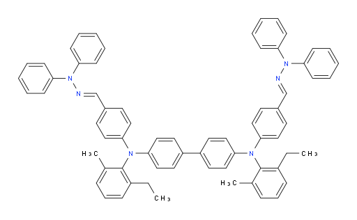 N4,N4'-bis(4-((E)-(2,2-diphenylhydrazono)methyl)phenyl)-N4,N4'-bis(2-ethyl-6-methylphenyl)-[1,1'-biphenyl]-4,4'-diamine