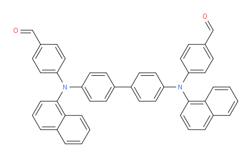 4,4'-([1,1'-biphenyl]-4,4'-diylbis(naphthalen-1-ylazanediyl))dibenzaldehyde