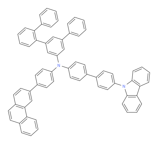 N-(4'-(9H-carbazol-9-yl)-[1,1'-biphenyl]-4-yl)-N-(4-(phenanthren-3-yl)phenyl)-[1,1':2',1'':3'',1'''-quaterphenyl]-5''-amine