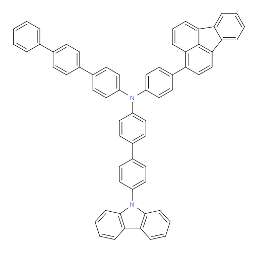 N-(4'-(9H-carbazol-9-yl)-[1,1'-biphenyl]-4-yl)-N-(4-(fluoranthen-3-yl)phenyl)-[1,1':4',1''-terphenyl]-4-amine
