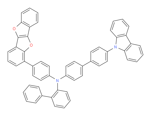 N-(4'-(9H-carbazol-9-yl)-[1,1'-biphenyl]-4-yl)-N-(4-(benzofuro[3,2-b]benzofuran-1-yl)phenyl)-[1,1'-biphenyl]-2-amine