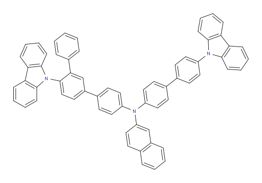 N-(4'-(9H-carbazol-9-yl)-[1,1'-biphenyl]-4-yl)-N-(4'-(9H-carbazol-9-yl)-[1,1':3',1''-terphenyl]-4-yl)naphthalen-2-amine
