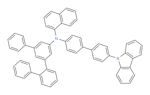 N-(4'-(9H-carbazol-9-yl)-[1,1'-biphenyl]-4-yl)-N-([1,1':2',1'':3'',1'''-quaterphenyl]-5''-yl)naphthalen-1-amine