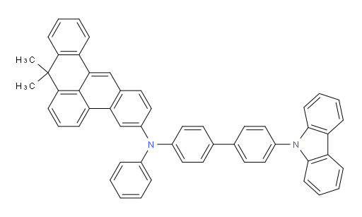 N-(4'-(9H-carbazol-9-yl)-[1,1'-biphenyl]-4-yl)-8,8-dimethyl-N-phenyl-8H-benzo[gh]tetraphen-3-amine