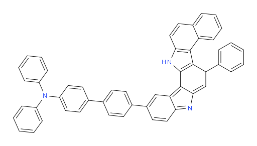 N,N-diphenyl-4'-(7-phenyl-7,14-dihydrobenzo[g]indolo[3,2-a]carbazol-12-yl)-[1,1'-biphenyl]-4-amine