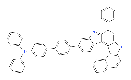 N,N-diphenyl-4'-(6-phenyl-6,8-dihydrobenzo[c]indolo[3,2-g]carbazol-3-yl)-[1,1'-biphenyl]-4-amine