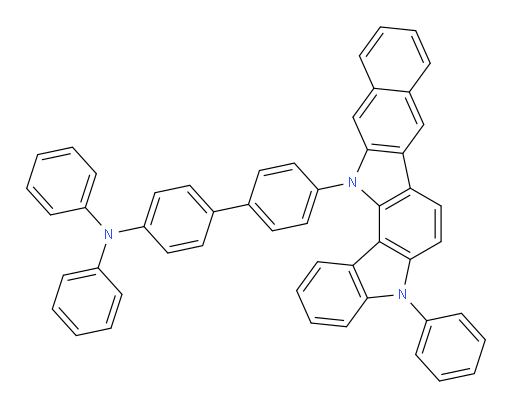 N,N-diphenyl-4'-(5-phenylbenzo[h]indolo[3,2-a]carbazol-14(5H)-yl)-[1,1'-biphenyl]-4-amine