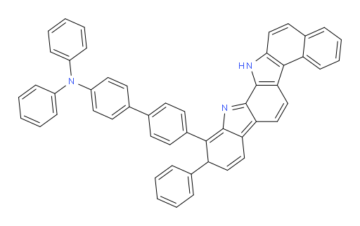 N,N-diphenyl-4'-(11-phenyl-11,14-dihydrobenzo[g]indolo[2,3-a]carbazol-12-yl)-[1,1'-biphenyl]-4-amine